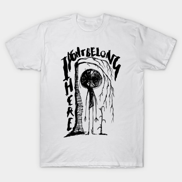 Creep - Illustrated Lyrics T-Shirt by bangart